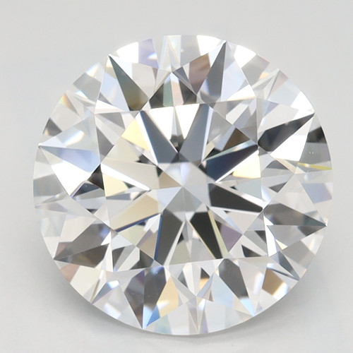 2.82 Carat Round Cut Lab Grown 2.82 Carat Round Cut Lab Grown