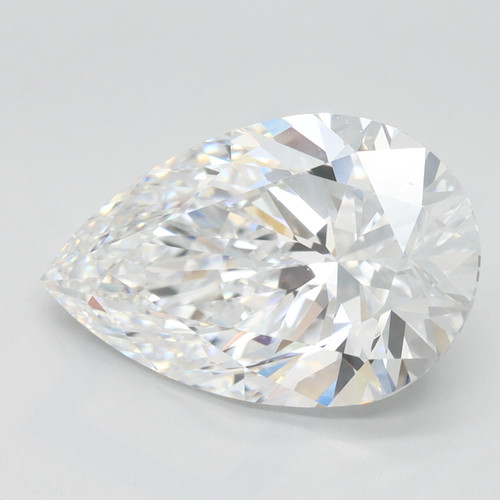 4.05 Carat Pear Lab Grown