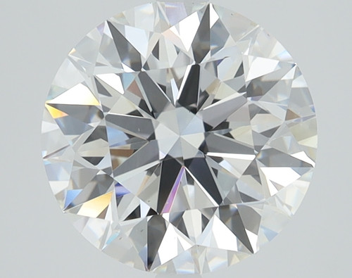 2.55 Carat Round Cut Lab Grown