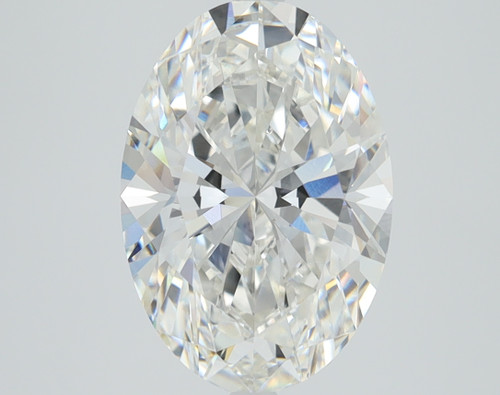 3.07 Carat Oval Lab Grown