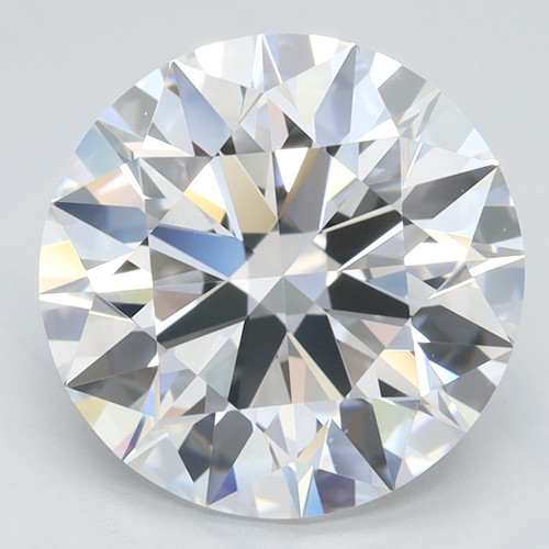 3.43 Carat Round Cut Lab Grown