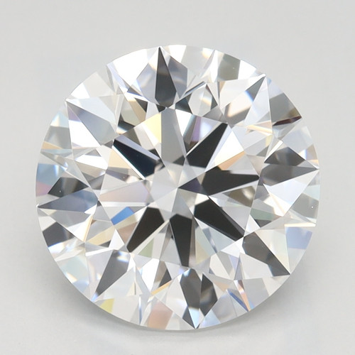 3.01 Carat Round Cut Lab Grown