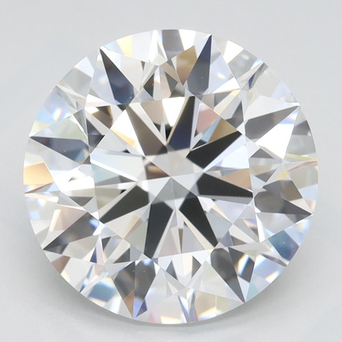 3.29 Carat Round Cut Lab Grown