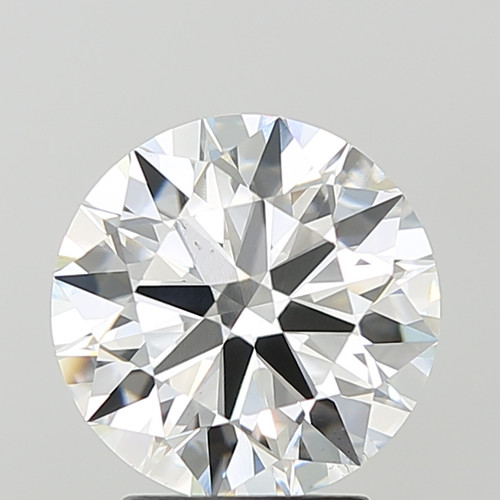 3.08 Carat Round Cut Lab Grown