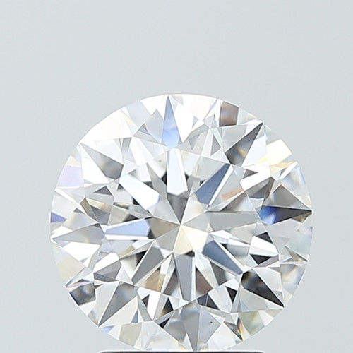 3.08 Carat Round Cut Lab Grown