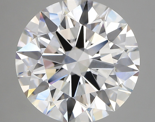 6.03 Carat Round Cut Lab Grown