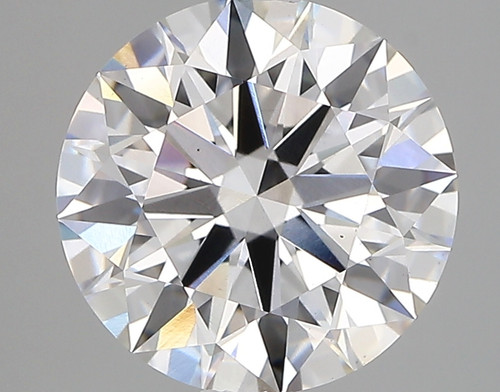 3.07 Carat Round Cut Lab Grown