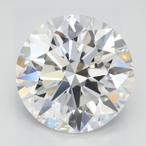 2.01 Carat Round Cut Lab Grown