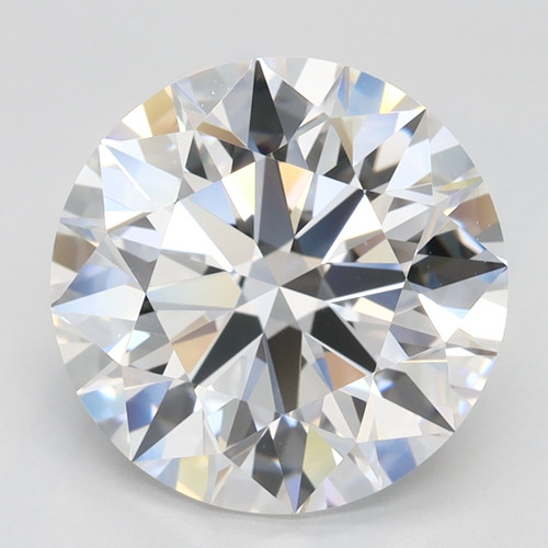 3.01 Carat Round Cut Lab Grown