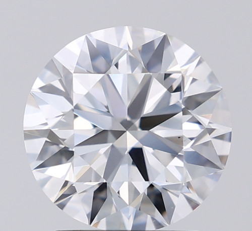 1.66 Carat Round Cut Lab Grown