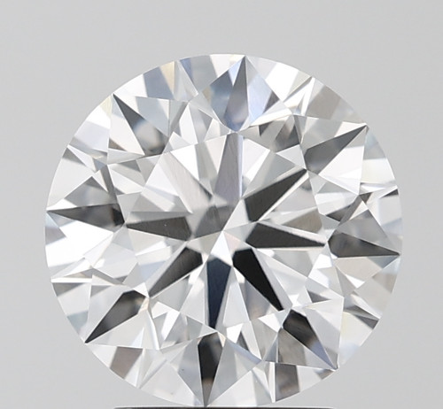 3.07 Carat Round Cut Lab Grown