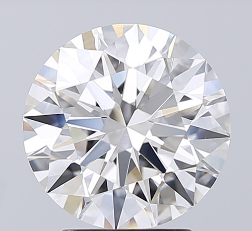 3.09 Carat Round Cut Lab Grown