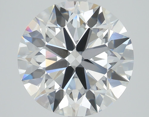 3.41 Carat Round Cut Lab Grown