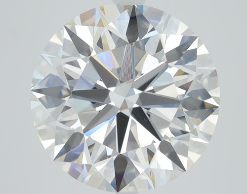 5.51 Carat Round Cut Lab Grown