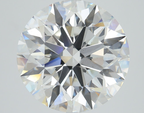 6.09 Carat Round Cut Lab Grown