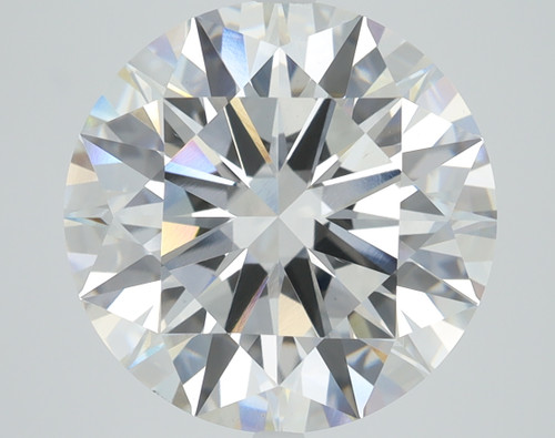 6.46 Carat Round Cut Lab Grown