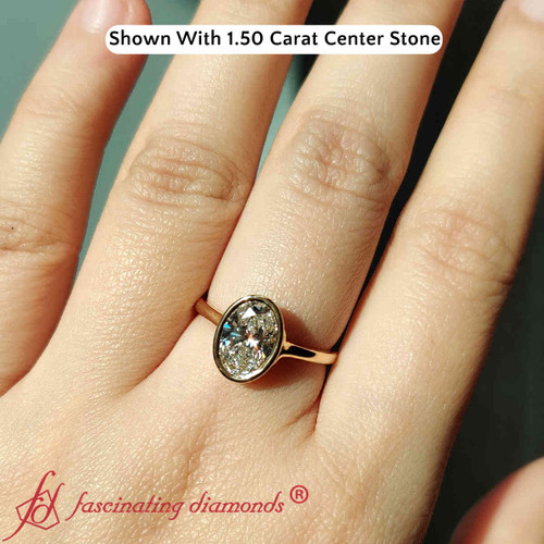 oval shaped lab diamond split shank solitaire ring in fd11229r-ov fancy1 nl yg