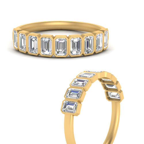 1.80-carat-bezel-9-stone-wedding-ring-emerald-cut-diamond-in-FD10717EMB3-0.20CTANGLE3-NL-YG