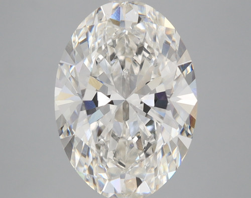 3.85 Carat Oval Lab Grown