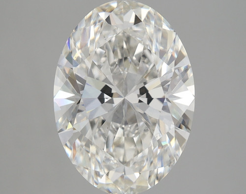 3.72 Carat Oval Lab Grown