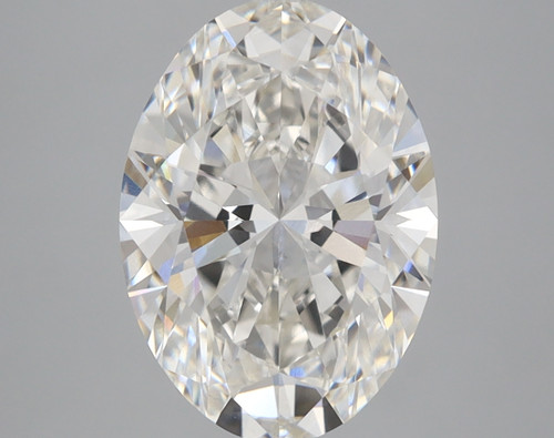 3.74 Carat Oval Lab Grown