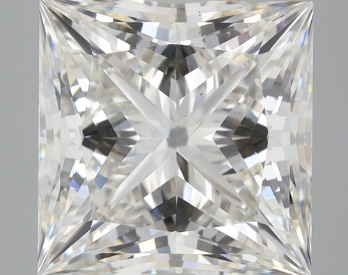 6.60 Carat Princess Lab Grown