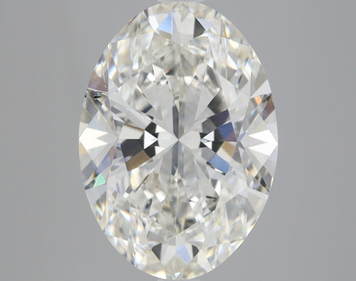 3.83 Carat Oval Lab Grown