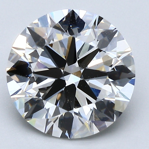 3.03 Carat Round Cut Lab Grown