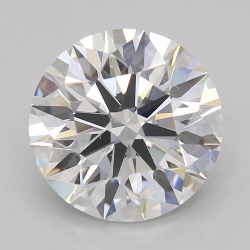 2.73 Carat Round Cut Lab Grown