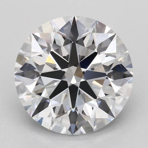 3.74 Carat Round Cut Lab Grown