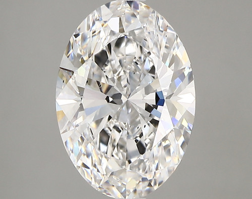 3.08 Carat Oval Lab Grown