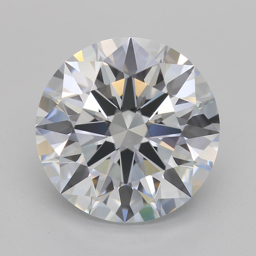 5.54 Carat Round Cut Lab Grown