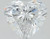 1.05 Carat Heart Lab Grown
