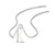 the k letter diamond pendant in white gold FDPD11292KSLEEP NL WG
