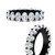 5 carat oval diamond anniversary wedding band in black gold FD 10247OVBANGLE3 5.00CT NL BG