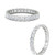 2 carat basket set square diamond full wedding band in white gold FDEW180PRBANGLE3 2.00CT NL WG