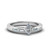 marquise cut bar baguette diamond simple engagement ring in 14K white gold FDENS218MQR NL WG