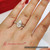 3 carat oval lab diamond three row engagement ring with emerald in yellow gold fd9825r1 OV 3.00 ct nl yg 3 carat oval lab diamond three row engagement ring with emerald in yellow gold fd9825r1 OV 3.00 ct nl yg