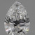 0.48 Carat Pear Lab Grown