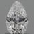 0.59 Carat Pear Lab Grown