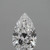 0.57 Carat Pear Lab Grown