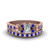 vintage butterfly diamond bridal set with sapphire in FDENS3077RAGSABL NL RG