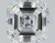 1.22 Carat Asscher Lab Grown