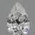 0.63 Carat Pear Lab Grown