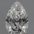 0.58 Carat Pear Lab Grown
