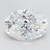 2.87 Carat Oval Lab Grown