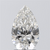 1.55 Carat Pear Lab Grown