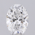 3.25 Carat Oval Lab Grown