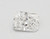 0.57 Carat Radiant Lab Grown 0.57 Carat Radiant Lab Grown