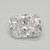 0.55 Carat Radiant Lab Grown